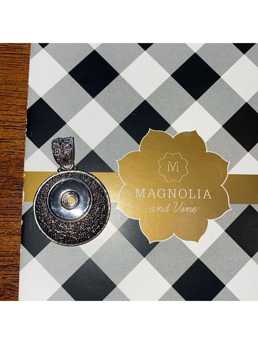 Magnolia and Vine Moonstone pendant, new- from a former representative’s stock